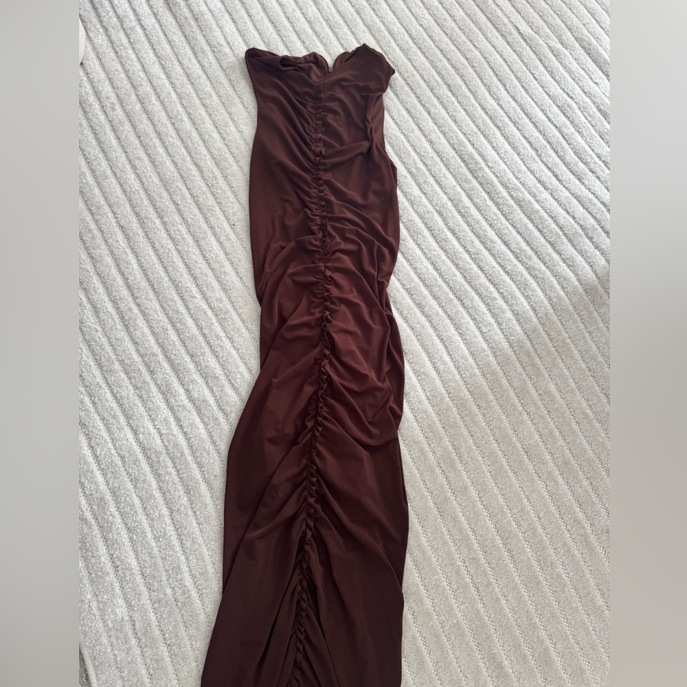 Zara body con maxi dress